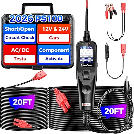 Autel PowerScan PS100, 12-24V Automotive Power Circuit Probe Tester 2.0