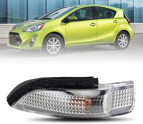 Car Rearview Mirror Turn Signal Indicator Light For Toyota Corolla/RAV4/Camry/Prius C/Avalon 2012 2013 2014 2015 2016 (Left Driver Side)