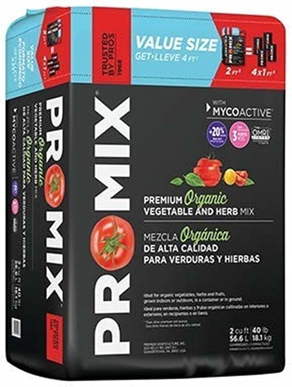 PRO-Mix Premium Organic Vegetable & Herb Mix (2 cu. ft.) Promix Soil