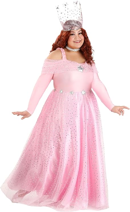 Plus Size Deluxe Pink Witch Dress Costume 1X 2X 3X 4X