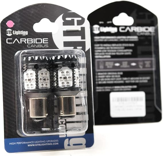 GTR Lighting GTR.LED560-2PK: 1156: Carbide Canbus 2.0 Led (Amber/Pair)