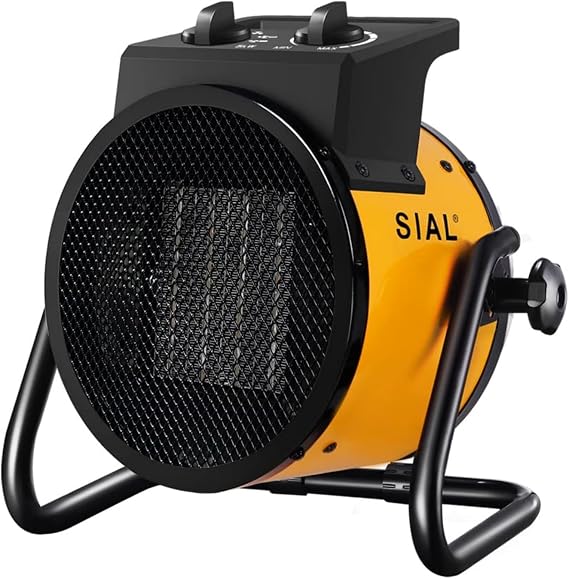 SIAL Heater Fan 2000W, Portable PTC Ceramic Electric Space Heaters for room