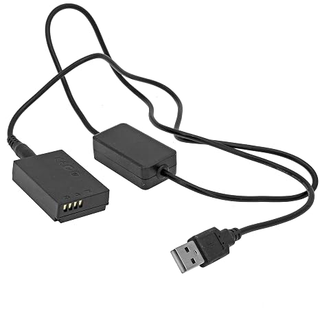 GyroVu USB to Dummy Battery Replacement for Canon LP-E12 40" Adapter Cable