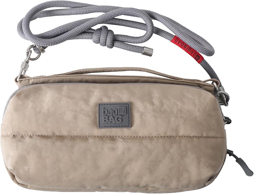 Sling Bag for Men/Women,Lightweight Nylon Travel Essential with Detachable Cord,Fanny Pack Crossbody Shoulder