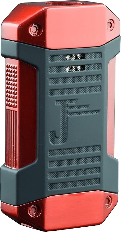 Jetline Galleon Premium Triple Jet Flame Lighter - Red/Black