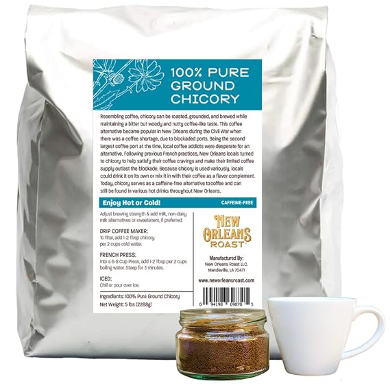 New Orleans Roast 100% Pure Ground French Chicory, 5 lb