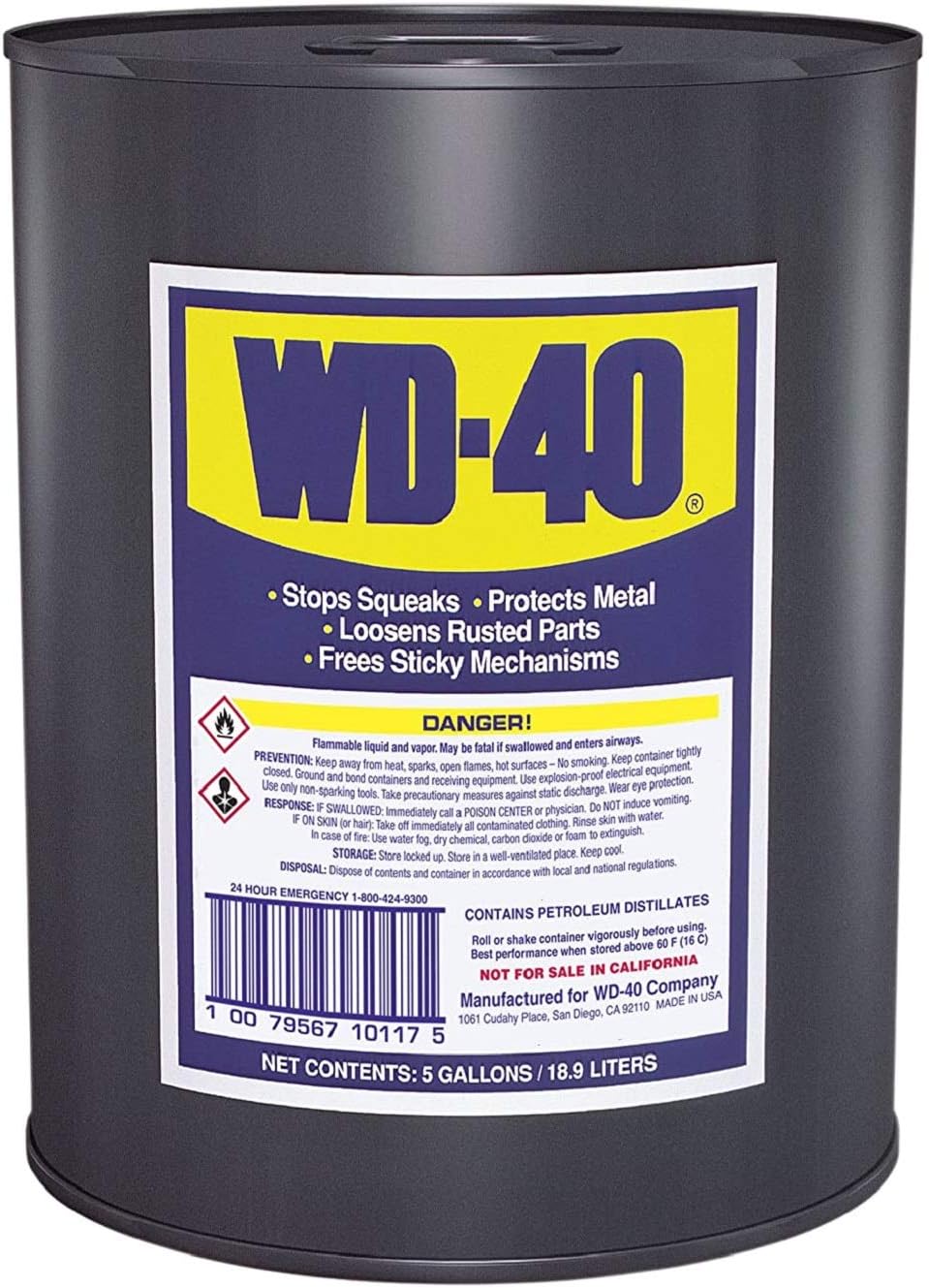 WD-40 Multi-Use Product, 5 - Gallon Pail
