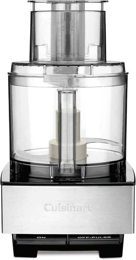 Cuisinart Food Processor, 14-Cup Vegetable Food Chopper for Mincing, Dicing, Shredding, Puree & Kneading Dough, 720-Watt Motor, Stainless Steel, DFP-14BCNY | Mince, dice & shred with this stainless steel food processor, 1 blade, 2 discs, dishwasher-safe parts, DFP-14BCNY