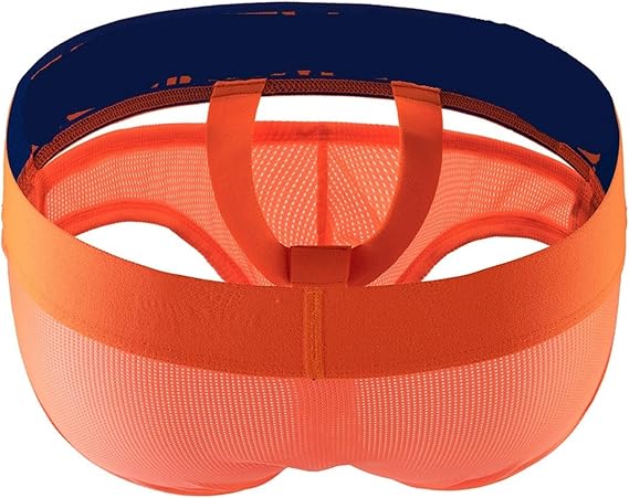 Men's Sexy V Mesh Ultra-Thin Lingerie Mini Panties O Ring Cross Slings Elephant Nose Briefs Lifting Protruding Underwear