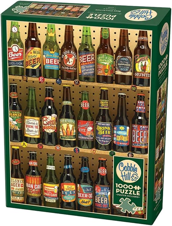 Cobblehill 80082 1000 pc Beer Collection Puzzle, Various