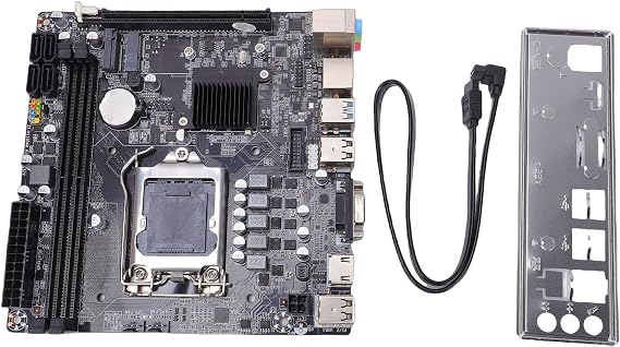 H110 Mini ITX Motherboard, LGA1151 Socket, DDR4, M.2 NVMe, SATA3, PCIe x16, Dual Channel, for Desktop Computer