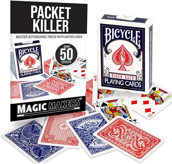 Packet Killer Bicycle Deck - 50 Tricks with Special Printed Bicycle Cards