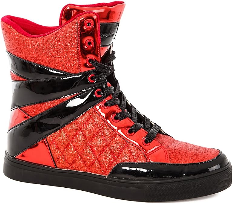 Alexandra Collection Glitter High Top Dance Sneaker | Just for Kix | High Top Sneaker
