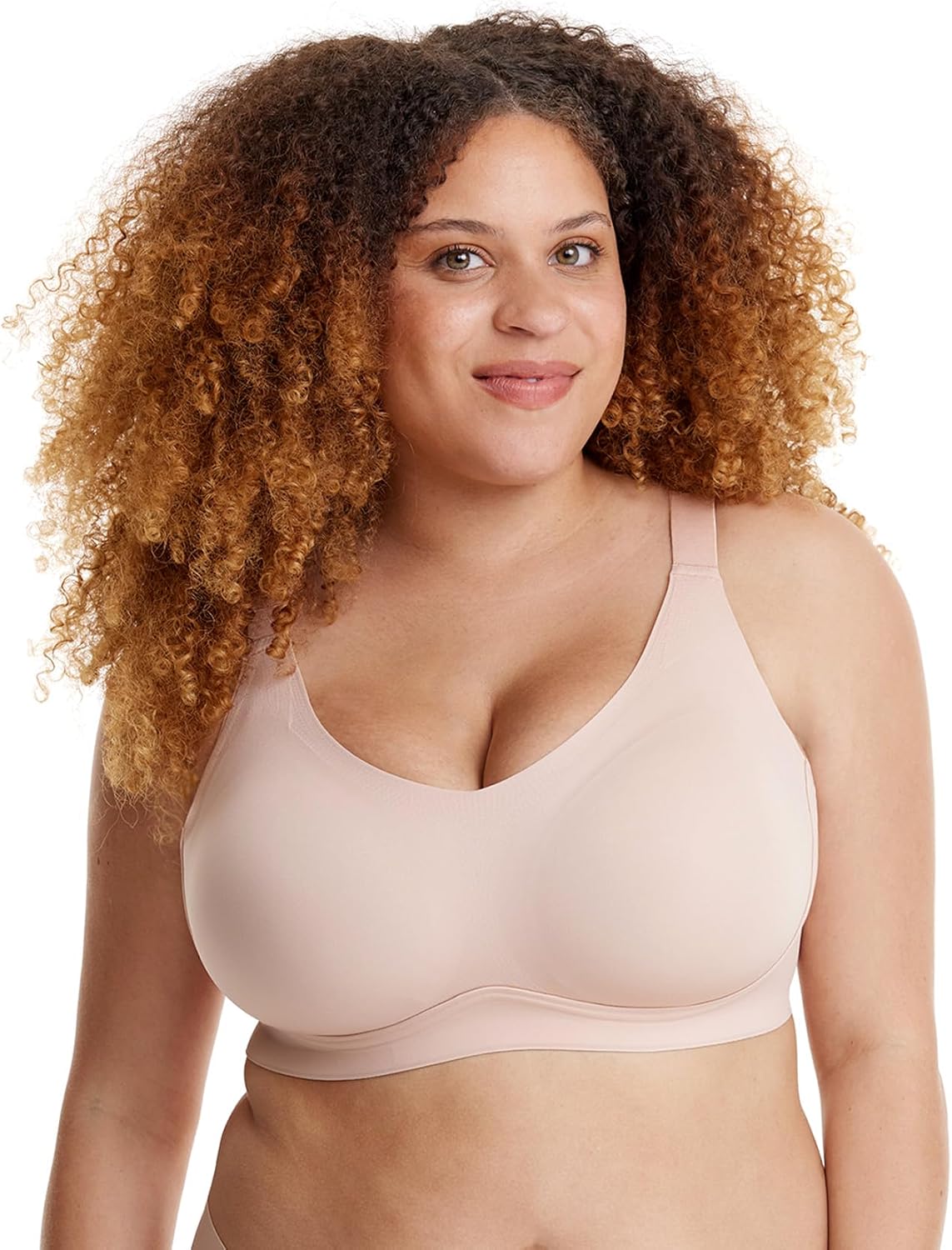 Bra Seamless B-G Lightly Lined Comfort Bralette for Women Bra Wireless