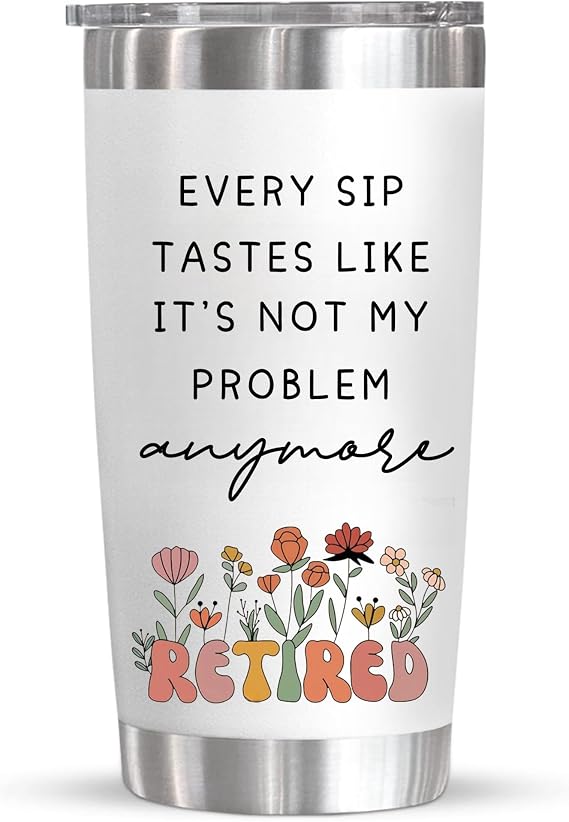 Retirement Gift for Woman Men 2026-20 Oz Tumbler
