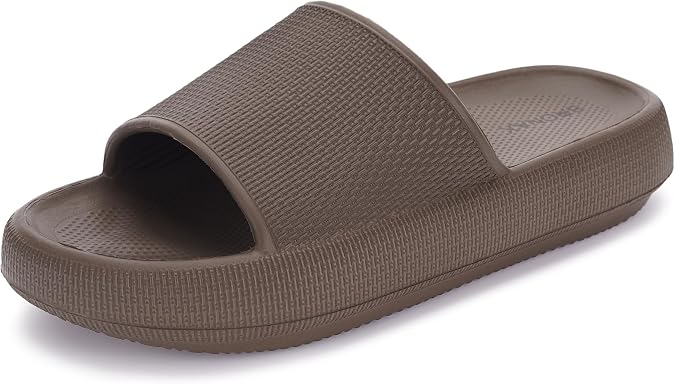 BRONAX Cushioned Thick Sole Pillow Slippers for Women and Men Y10