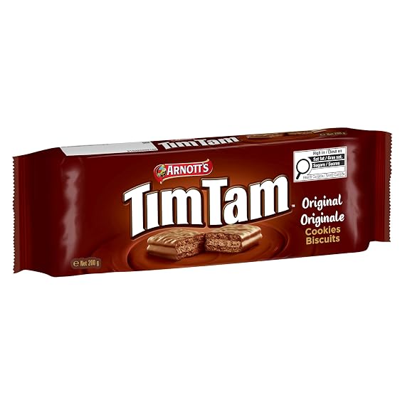 Arnott's Tim Tam Chocolate Biscuits, 200 Grams/7.05 Ounce, Original