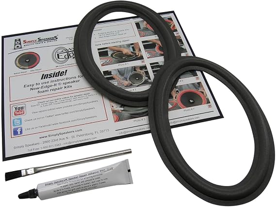 Simply Speakers Lexus 6 Inch x 9 Inch Foam Auto Speaker Repair Kit Fits Mark Levinson FSK-6x9TOY (Pair)