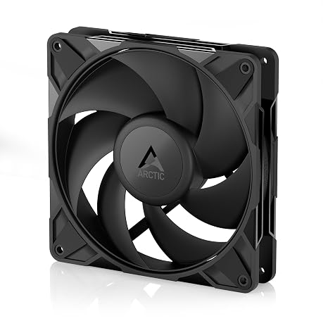 ARCTIC P14 Pro PST - Powerful Premium Fan, 140 mm PWM Fan with Y-Cable Splitter, 400-2500 rpm, 0 rpm <5% PWM, Fluid Dynamic Bearing, 4-Pin - Black