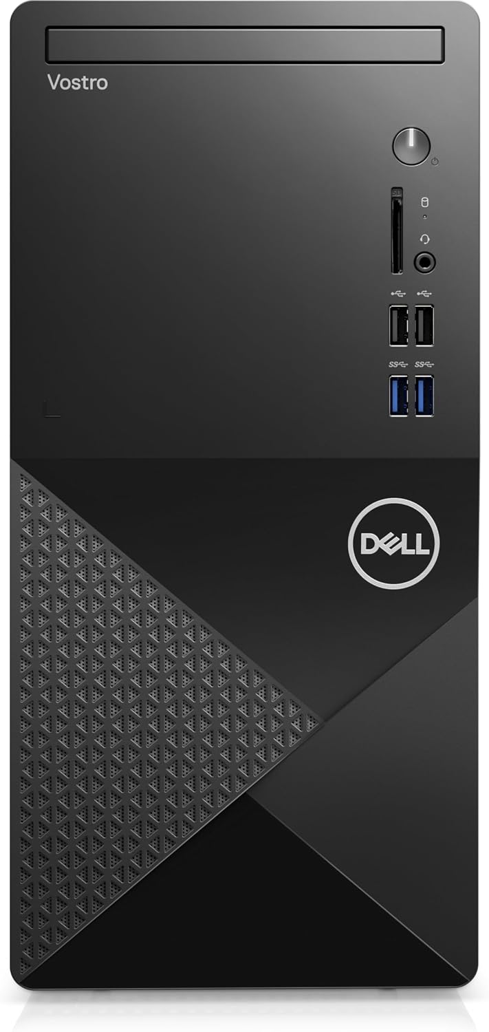 Dell Vostro 3000 Business Desktop, 2024, Intel-6 Core i5-12400 4.4GHz, Intel UHD Graphics, 32GB DDR4, 1TB SSD, Windows 11 Pro, Wi-Fi 6 AX201, Bluetooth 5.2, 1xHDMI, 1xDP, 8xUSB, Black
