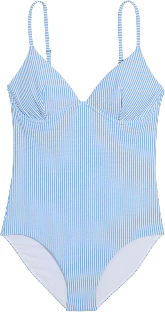 Vineyard Vines Women's Underwire One Piece Seersucker