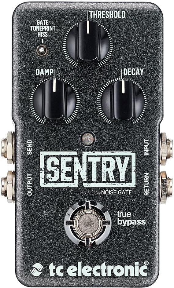 TC Electronic SENTRY NOISE GATE Multiband Noise-Gating Pedal with Hard-Gate Mode and Built-In TonePrints*