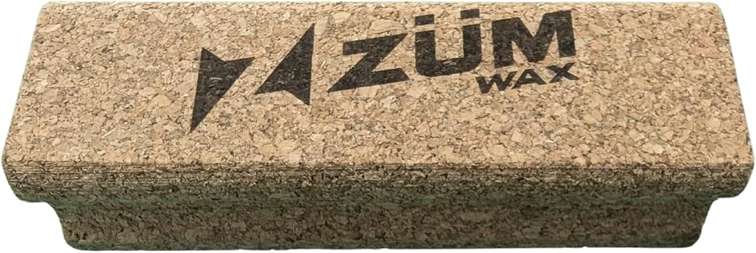 ZUMWax Snowboard Natural Polishing Cork, Eco-Friendly, Buffs Wax, Boosts Speed & Grip, Protects Base, Compact & Durable, Ideal for All Levels, Made in Portugal, Extends Gear Lifespan