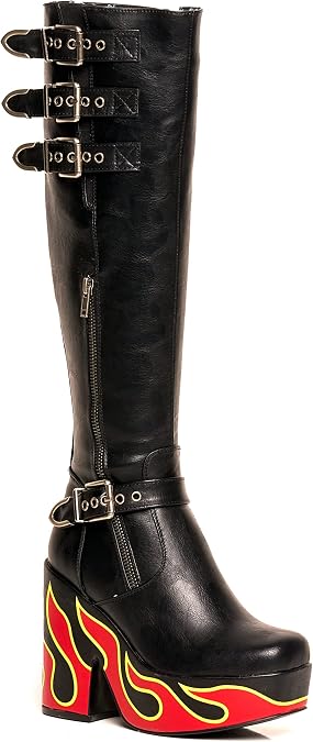 LAMODA Women's Electric Enemy Knee high Boot