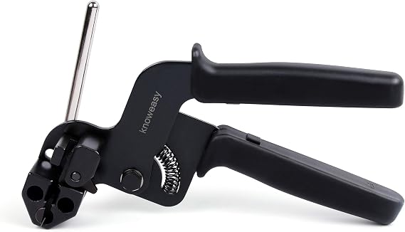 Knoweasy Stainless Steel Cable Tie Gun, Cable Tie Tool and Zip Tie Tool Ideal for Home, Office, and Industrial Use