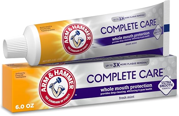 ARM & HAMMER Complete Care Toothpaste, Fresh Mint, 6.0 oz
