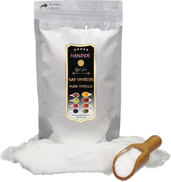 Hanzade Bitkisel Saf Vanilya Şekersiz 100 Gr