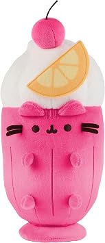 GUND Pusheens Kitchen Fruit Parfait Plush, Toy Dessert Food Stuffed Animal for Ages 8 and Up, Pink, 9.5