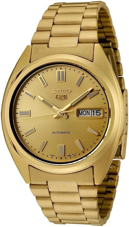 Seiko Men's Analogue Automatic Self-Winding Watch with Stainless Steel Bracelet