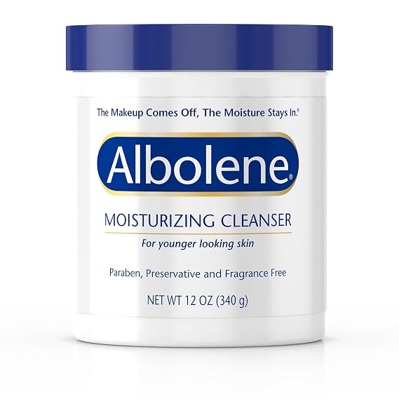 Albolene Moisturizing Cleanser & Makeup Remover, Fragrance-Free, 12 oz
