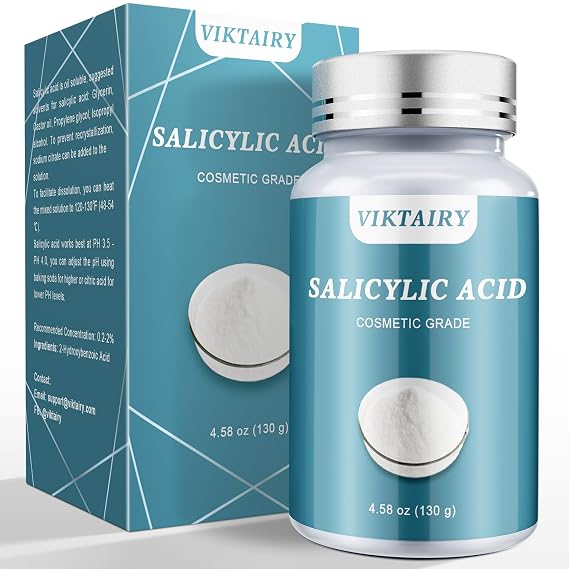 Salicylic Acid Powder (4.58 oz/130 g), Ultra Pure Cosmetic Grade