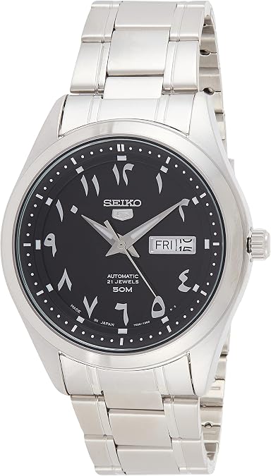 SEIKO 5 Automatic Black Eastern Arabic Dial Men's Watch SNKP21J1