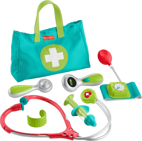 Fisher-Price Doctor Set Fisher-Price Doctor Set, consisting of 7 pieces for preschool children aged 3 and over, doctor toys HYH26