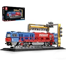 Reobrix G2000 freight train assembly set, pedestal, locomotive city truck model set, 66021, model for adult car lovers, gift ideas for girls and boys, home decoration, 1980 pieces