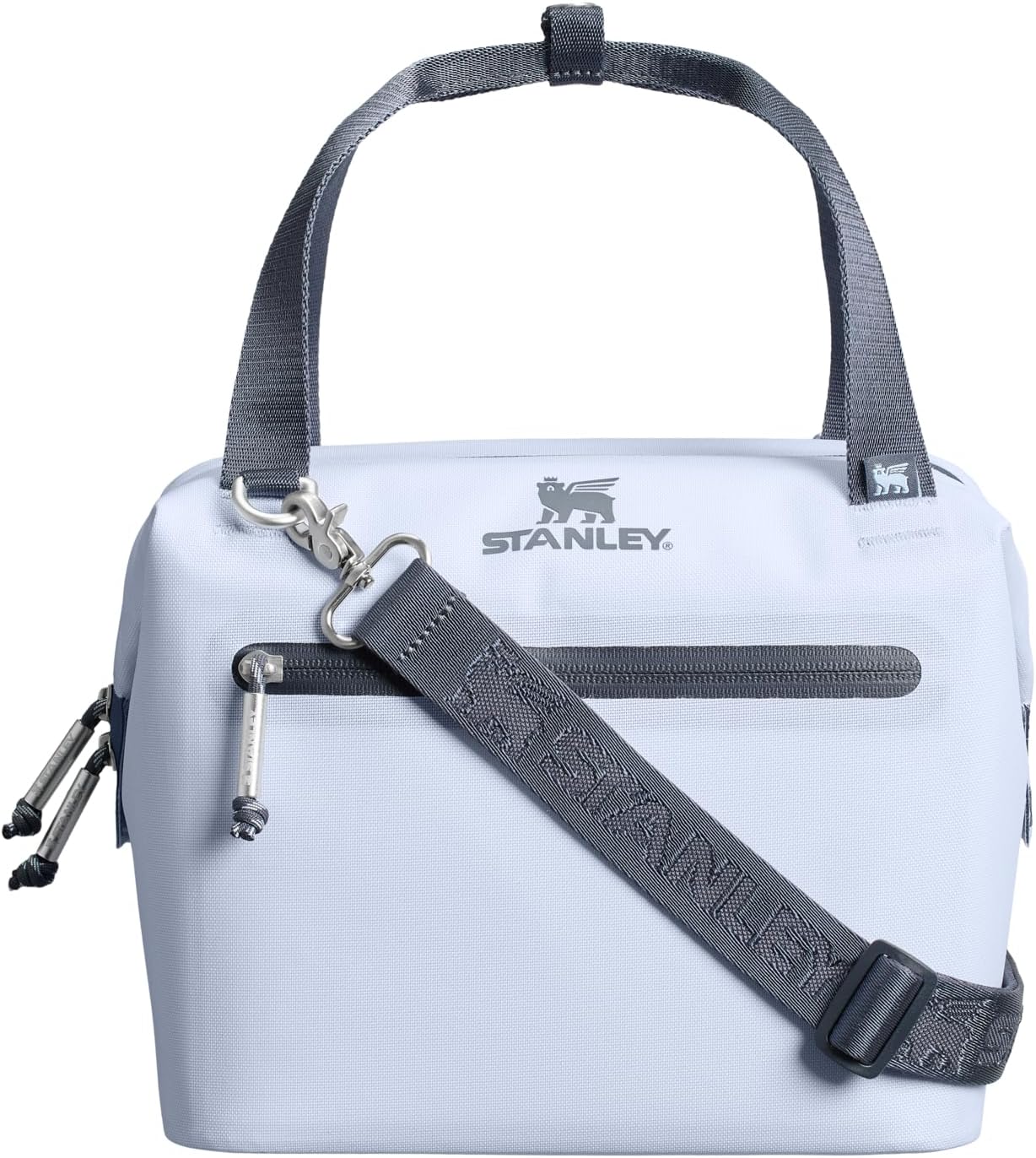 Stanley All Day Julienne Mini Soft Cooler Bag & Lunch Box 7.4 Quart | 10 Can Coolers with Handle and Strap | Keeps Cold for Hours | Insulated Travel Bag with Zipper | BPA Free | Dew Drops