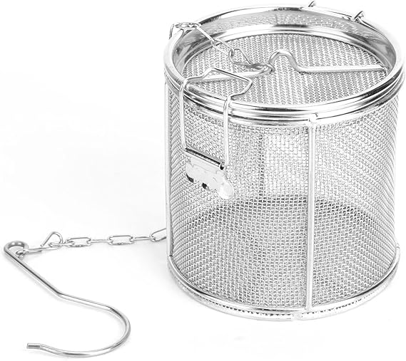 Filter, Stainless Steel Wire Mesh Design Tea Strainer Soup Seasonings Seperation Basket Filter for Home Kitchen