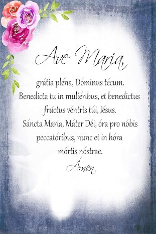 Ave Maria Journal: Hail Mary in Latin Journal for Traditional Catholic Women and Girls