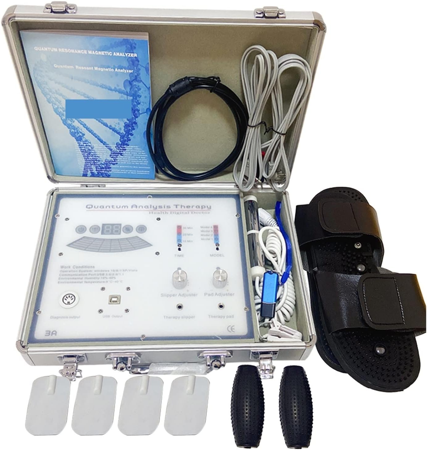 Bio Resonance Machine Quantum Therapy Sub-health Analyzer - 3 In 1 Magnetic Resonance Health Body Analysis with 54 Reports - Bioresonance Technology for Balanced Health and Wellness