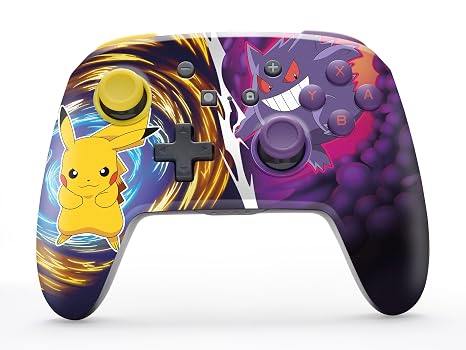 Verbesserter kabelloser Controller von PowerA für Nintendo Switch - Pikachu vs. Gengar Nintendo Switch OLED-Modell Nintendo Switch Lite Gamepad Spiele-Controller Bluetooth-Controller