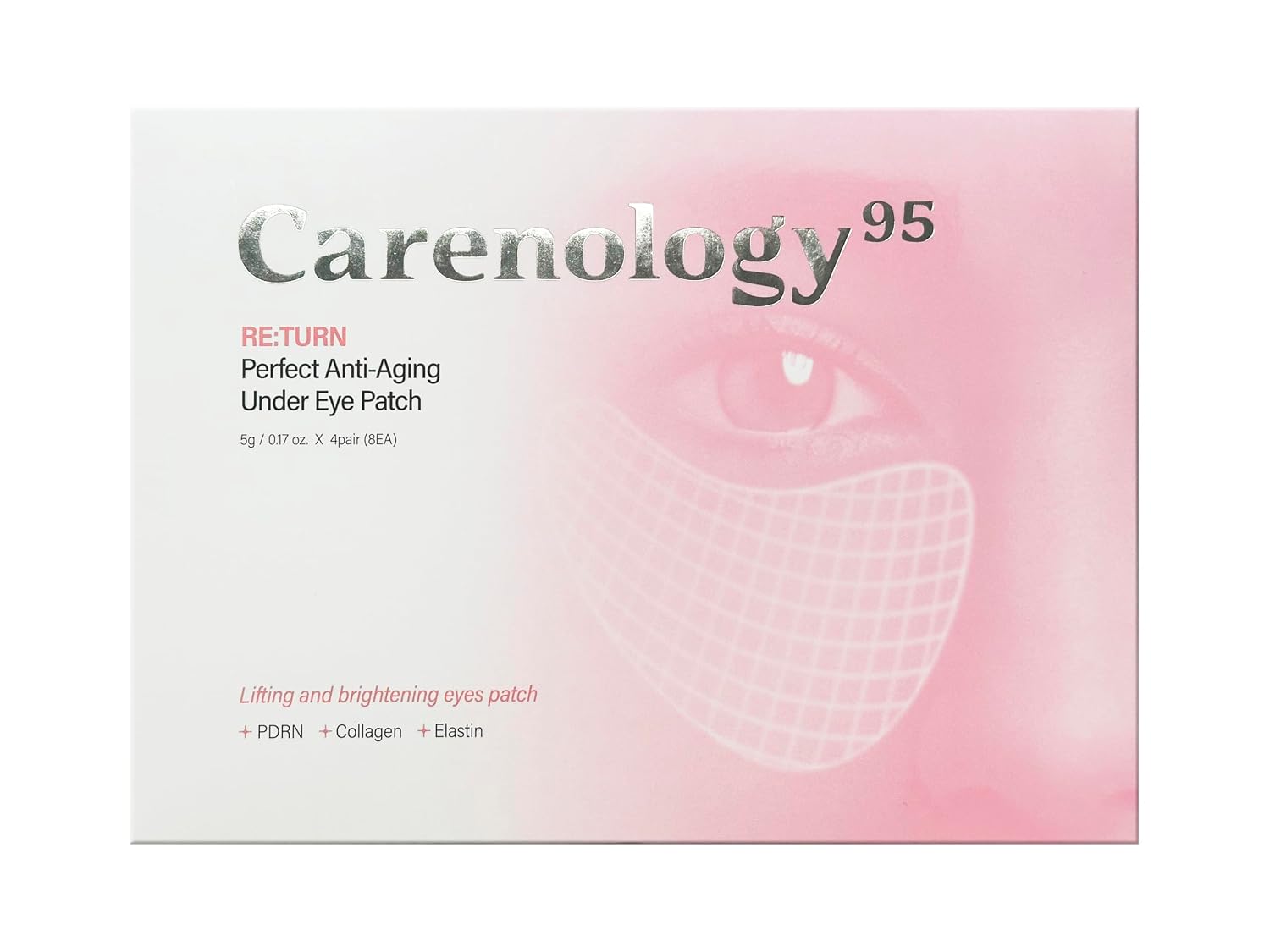 Carenology 95 RETURN Perfect Under Eye Patch 5g0.17oz x 4 pair 8EA