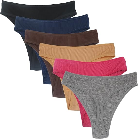 High Waist Postpartum Underwear & C-Section Recovery Maternity Panties Cotton Thongs For Women 6 Pack