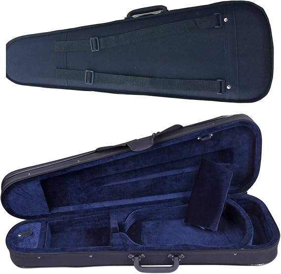 Vio Music Professional Triangular Shape Super Light Suspension Violin/Viola Hard Case (1/2)