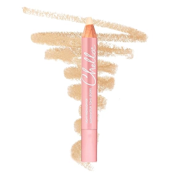 Chella Highlighter Pencil, Vegan, Makeup, Concealer (Light Matte)