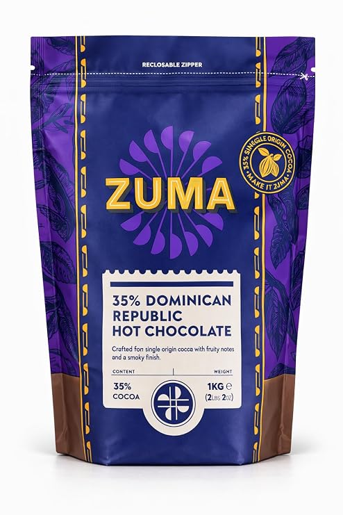 Zuma - Dominican Republic Hot Chocolate Poche 1kg