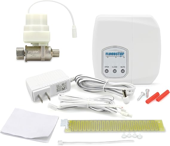 FloodStop Dishwasher/Toilet Leak Detector Kit, 3/8" Compression