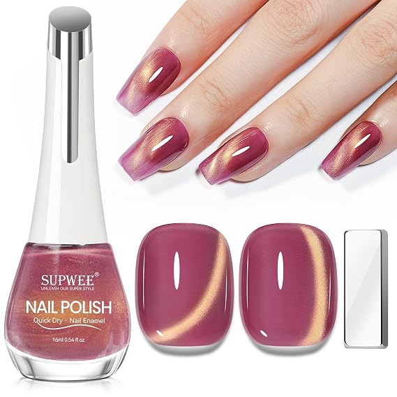 Magnetic Nail Polish Non Gel Cat Eye Nail Polish Quick Dry